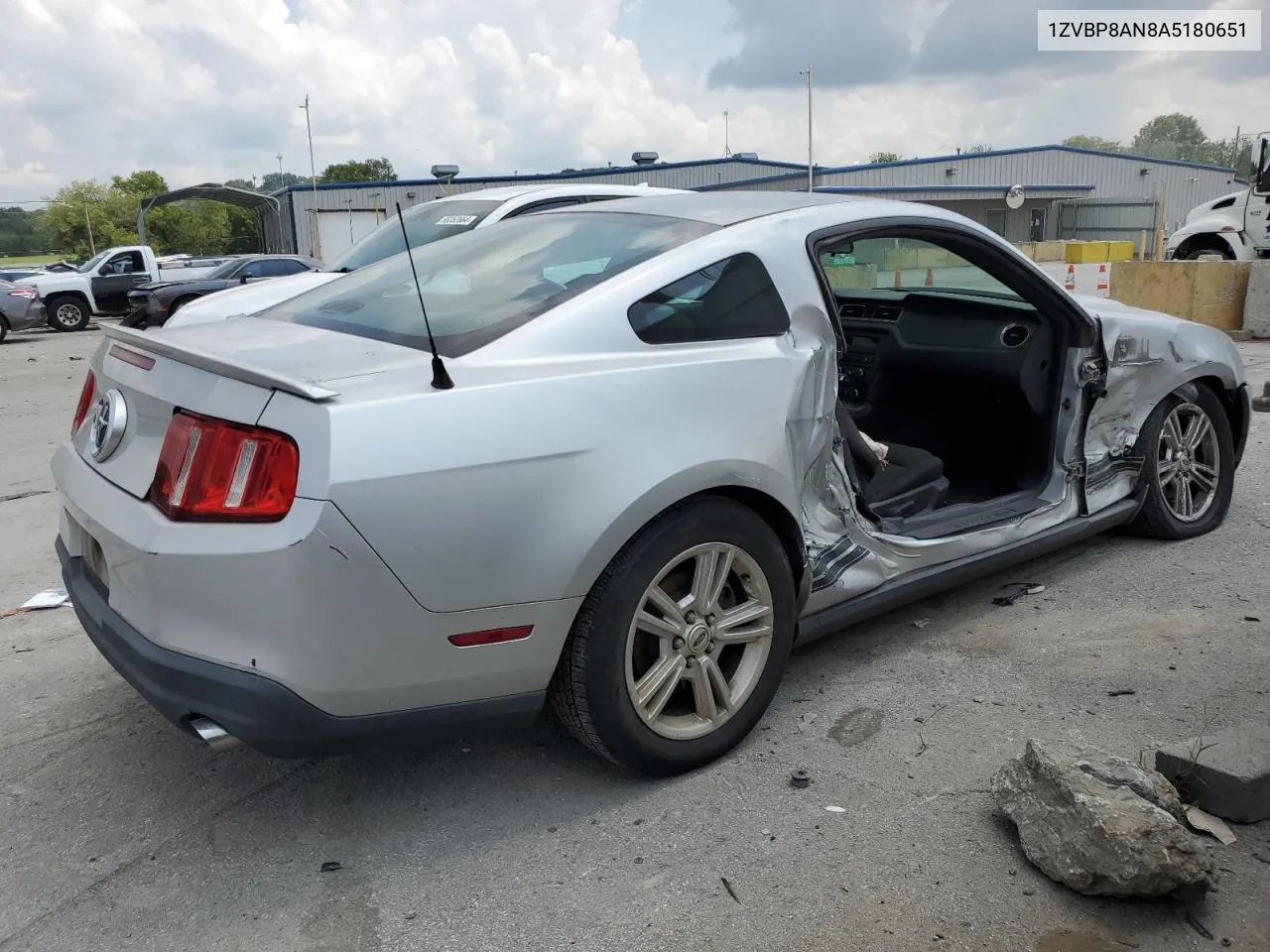 2010 Ford Mustang VIN: 1ZVBP8AN8A5180651 Lot: 66684904