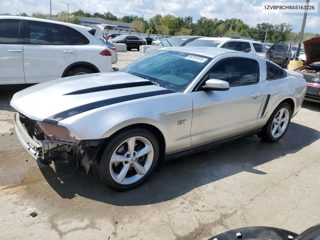 2010 Ford Mustang Gt VIN: 1ZVBP8CH8A5163226 Lot: 69791974