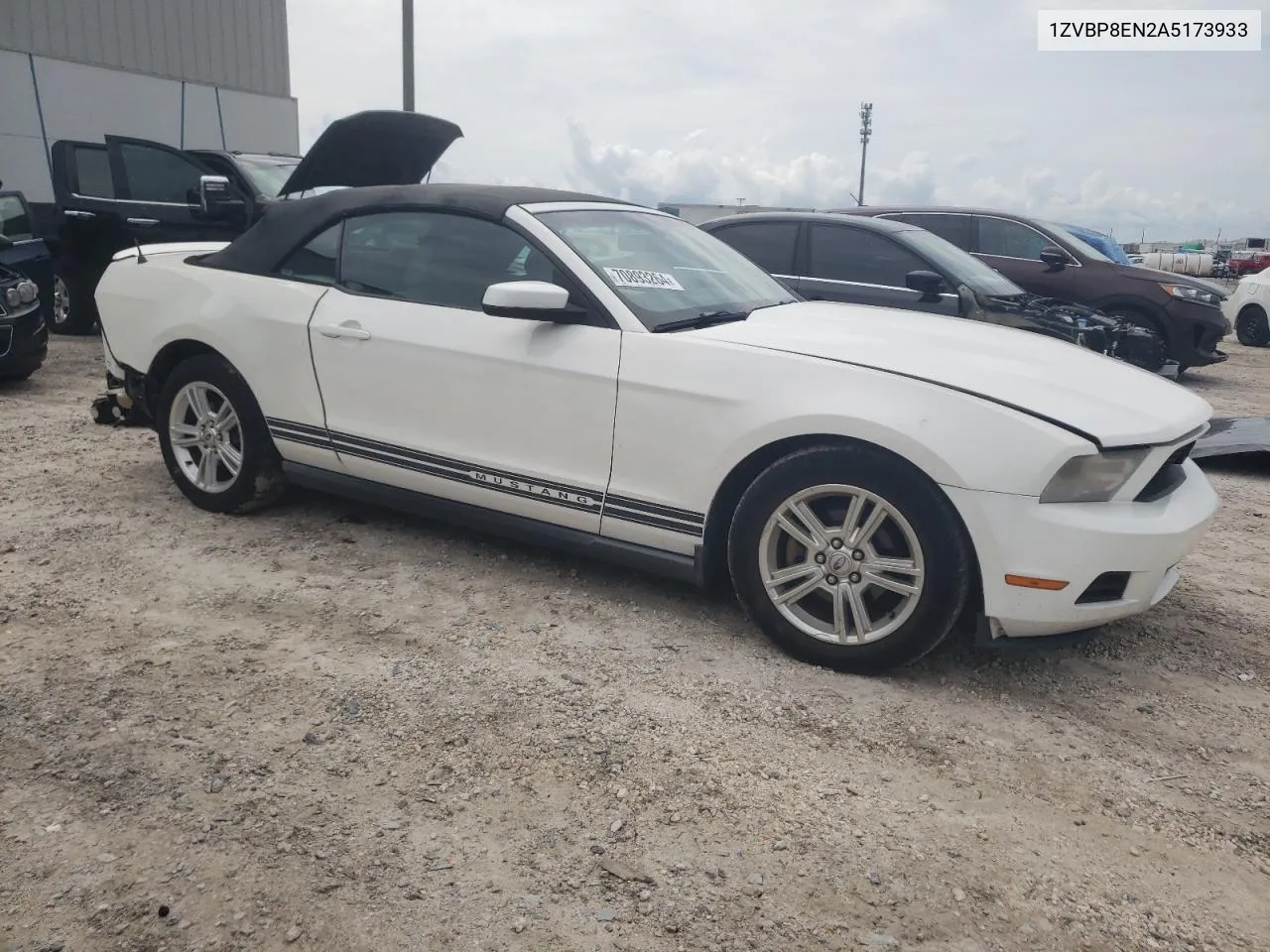 2010 Ford Mustang VIN: 1ZVBP8EN2A5173933 Lot: 70893264