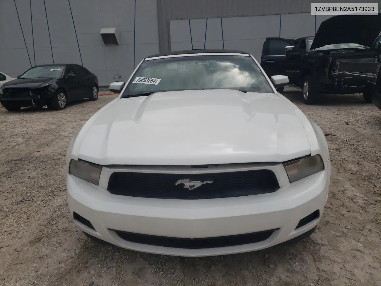 2010 Ford Mustang VIN: 1ZVBP8EN2A5173933 Lot: 70893264