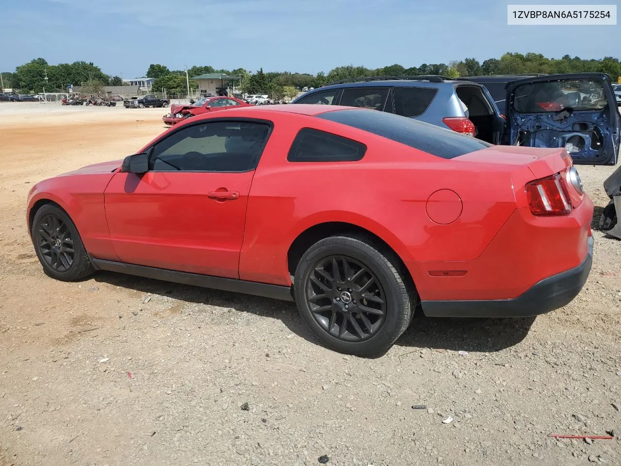 2010 Ford Mustang VIN: 1ZVBP8AN6A5175254 Lot: 71373104