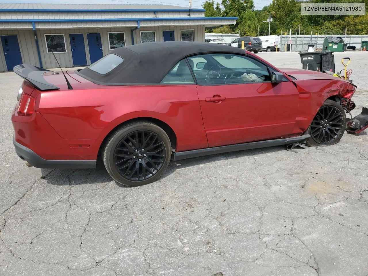 2010 Ford Mustang VIN: 1ZVBP8EN4A5121980 Lot: 71560544