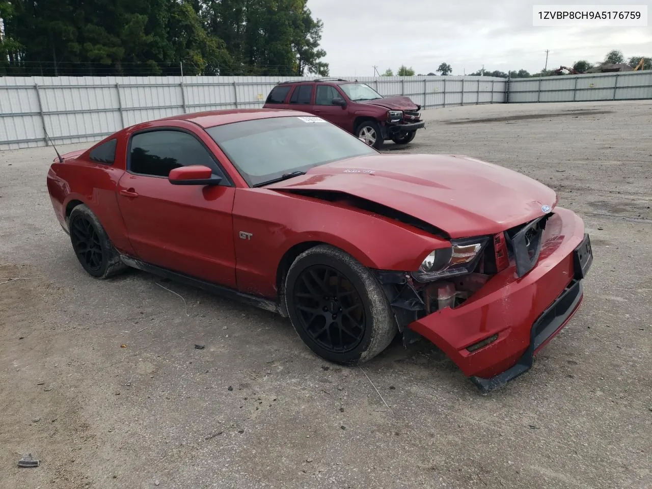 2010 Ford Mustang Gt VIN: 1ZVBP8CH9A5176759 Lot: 72166414