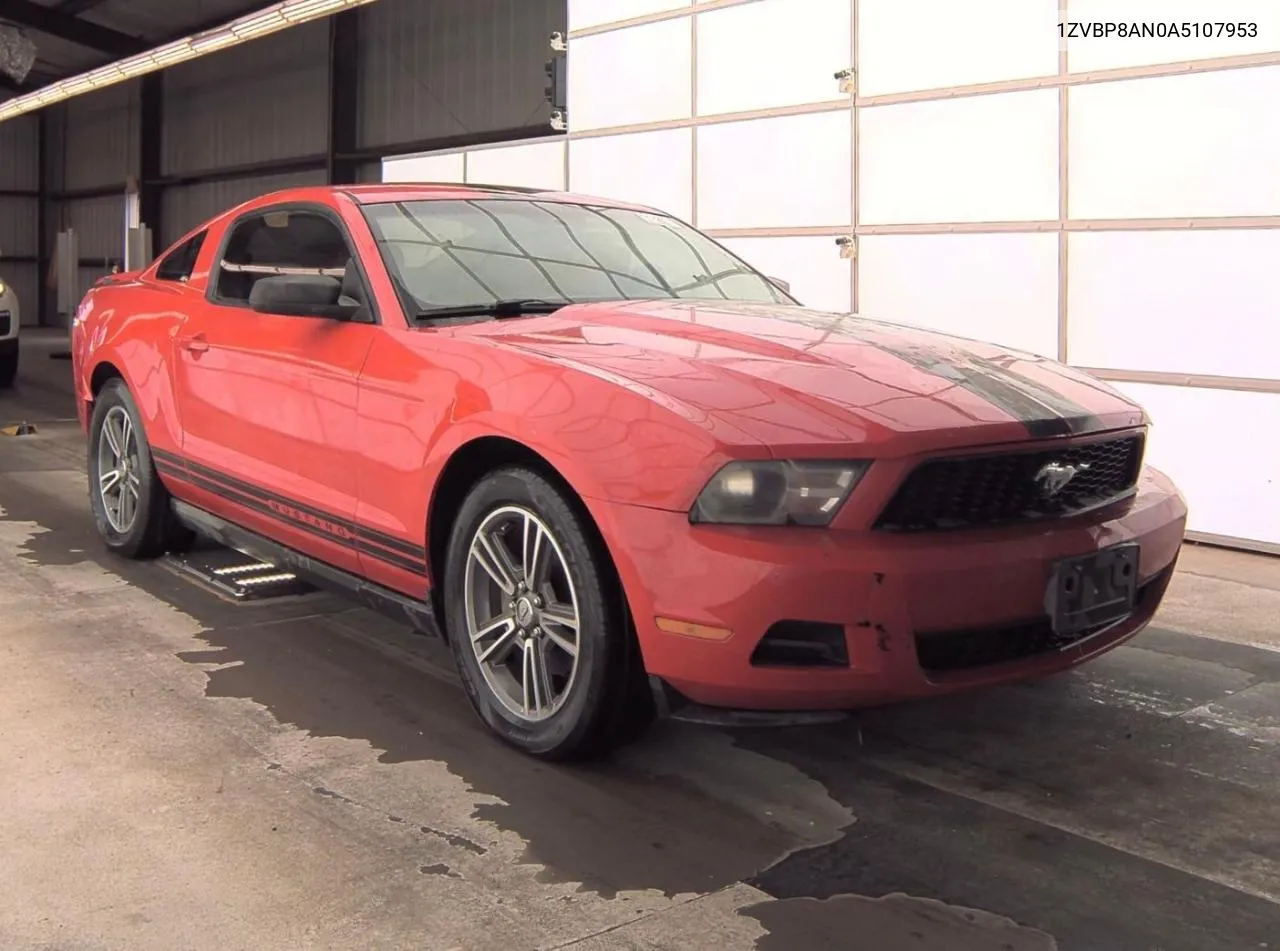 1ZVBP8AN0A5107953 2010 Ford Mustang