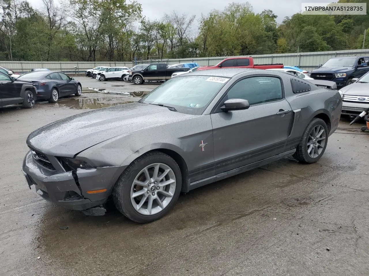 2010 Ford Mustang VIN: 1ZVBP8AN7A5128735 Lot: 73519744