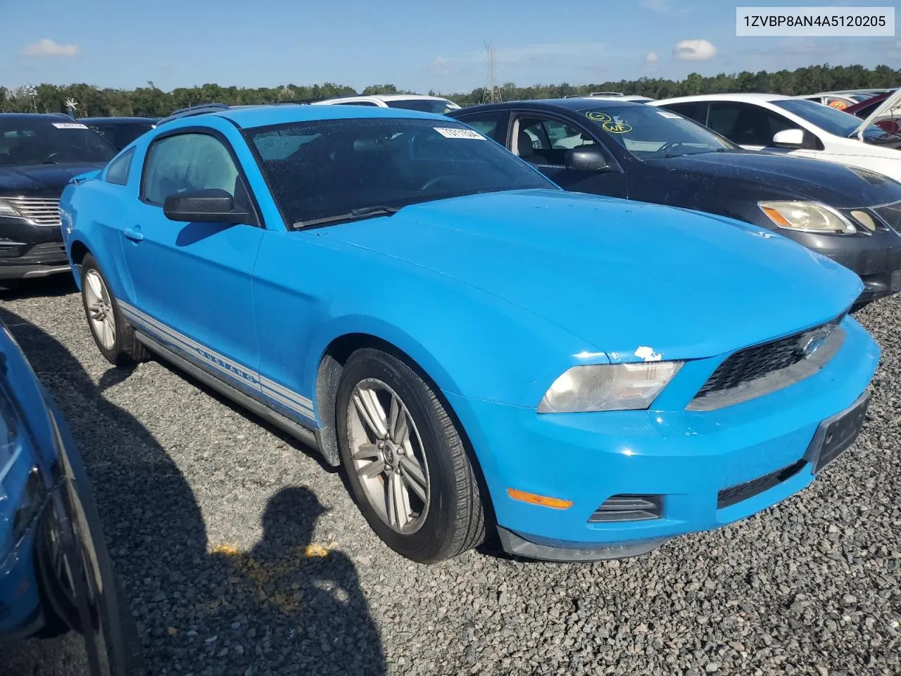 2010 Ford Mustang VIN: 1ZVBP8AN4A5120205 Lot: 73711534