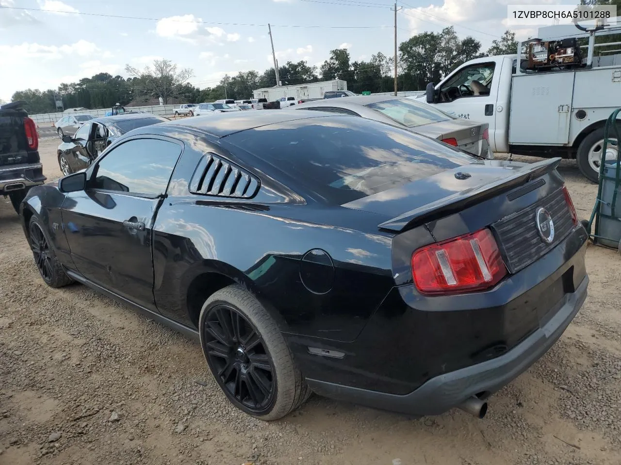 2010 Ford Mustang Gt VIN: 1ZVBP8CH6A5101288 Lot: 74766884