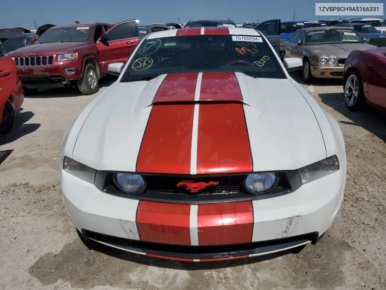 2010 Ford Mustang Gt VIN: 1ZVBP8CH9A5166331 Lot: 75100294