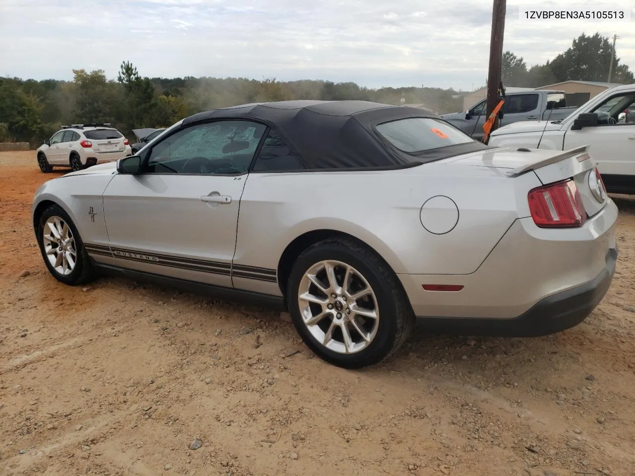 2010 Ford Mustang VIN: 1ZVBP8EN3A5105513 Lot: 76282214