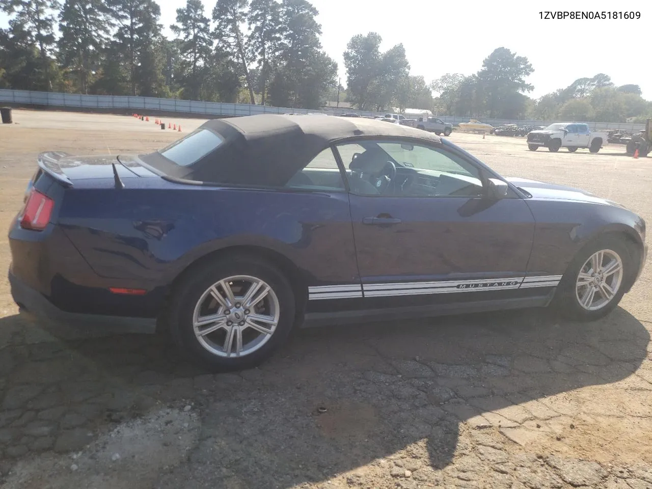 2010 Ford Mustang VIN: 1ZVBP8EN0A5181609 Lot: 76329114