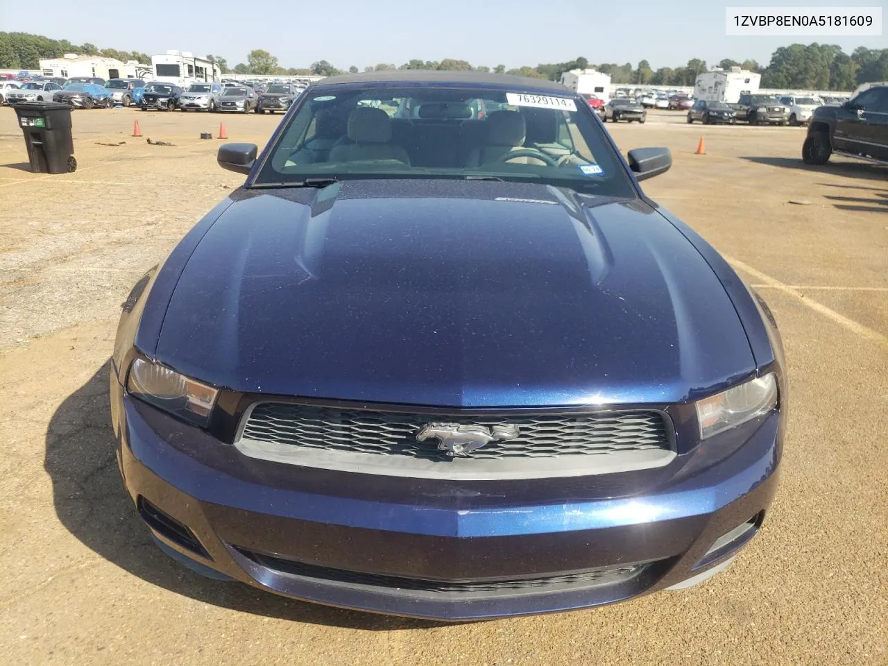 2010 Ford Mustang VIN: 1ZVBP8EN0A5181609 Lot: 76329114