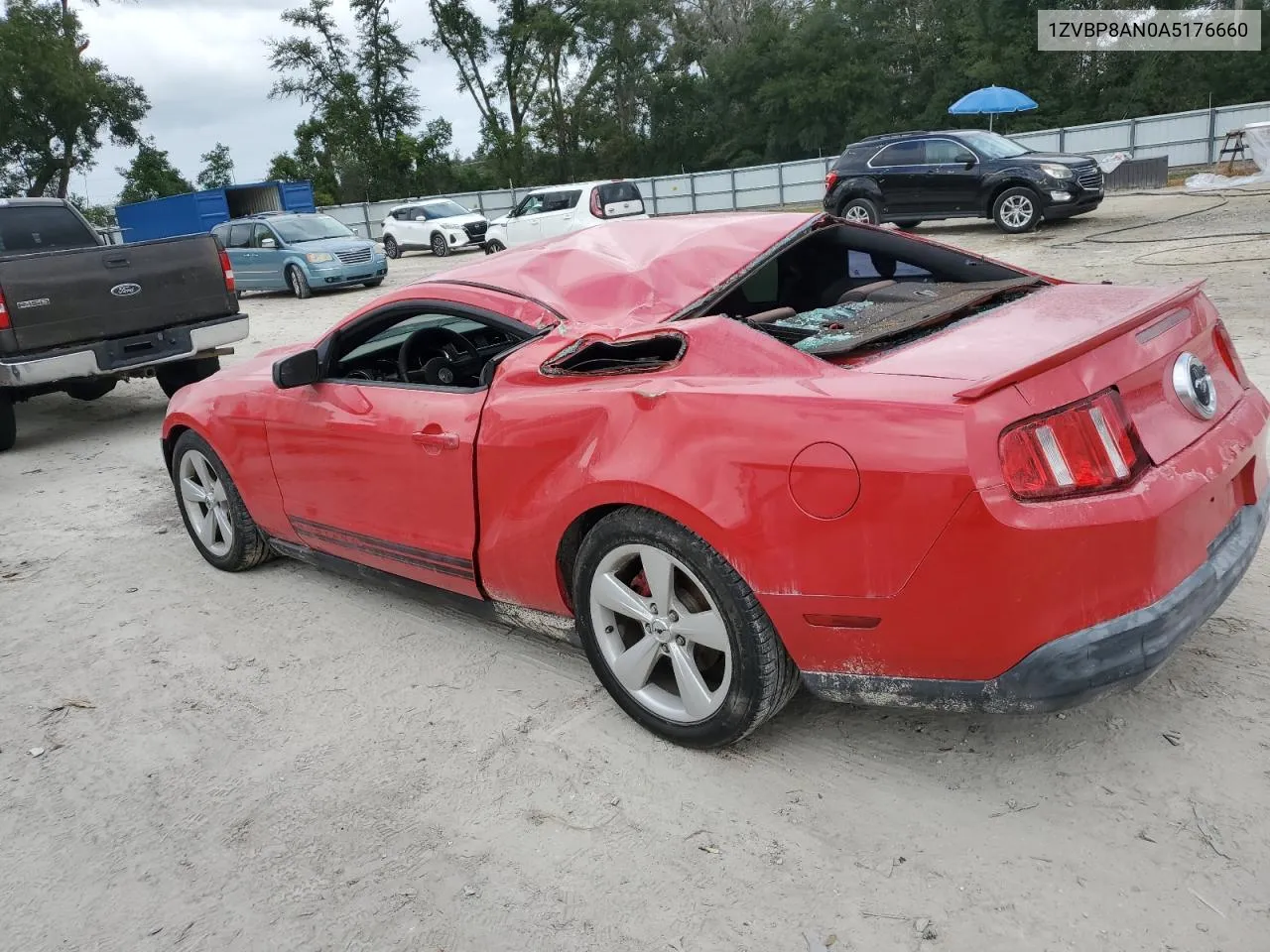 2010 Ford Mustang VIN: 1ZVBP8AN0A5176660 Lot: 76379344