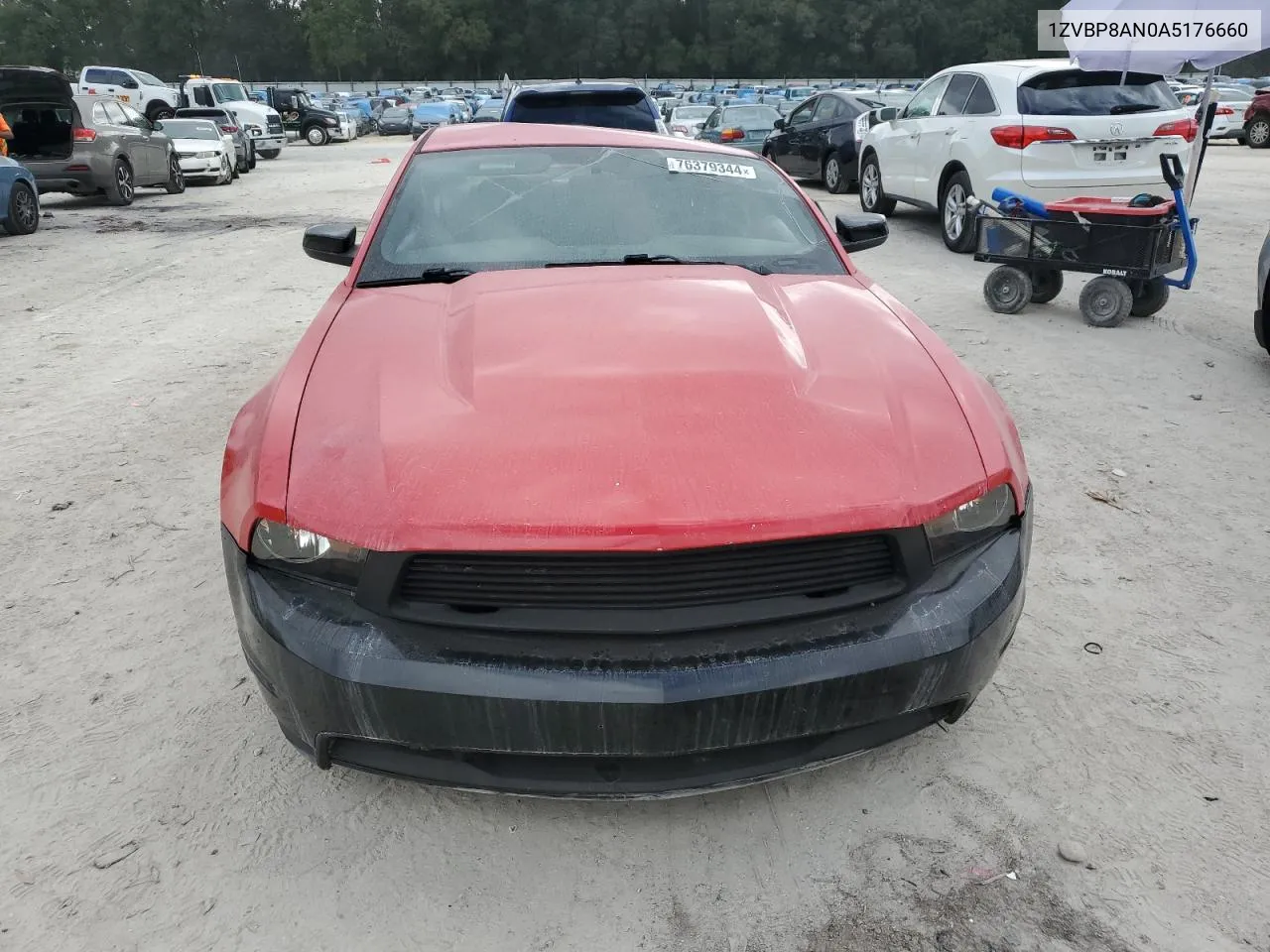 2010 Ford Mustang VIN: 1ZVBP8AN0A5176660 Lot: 76379344