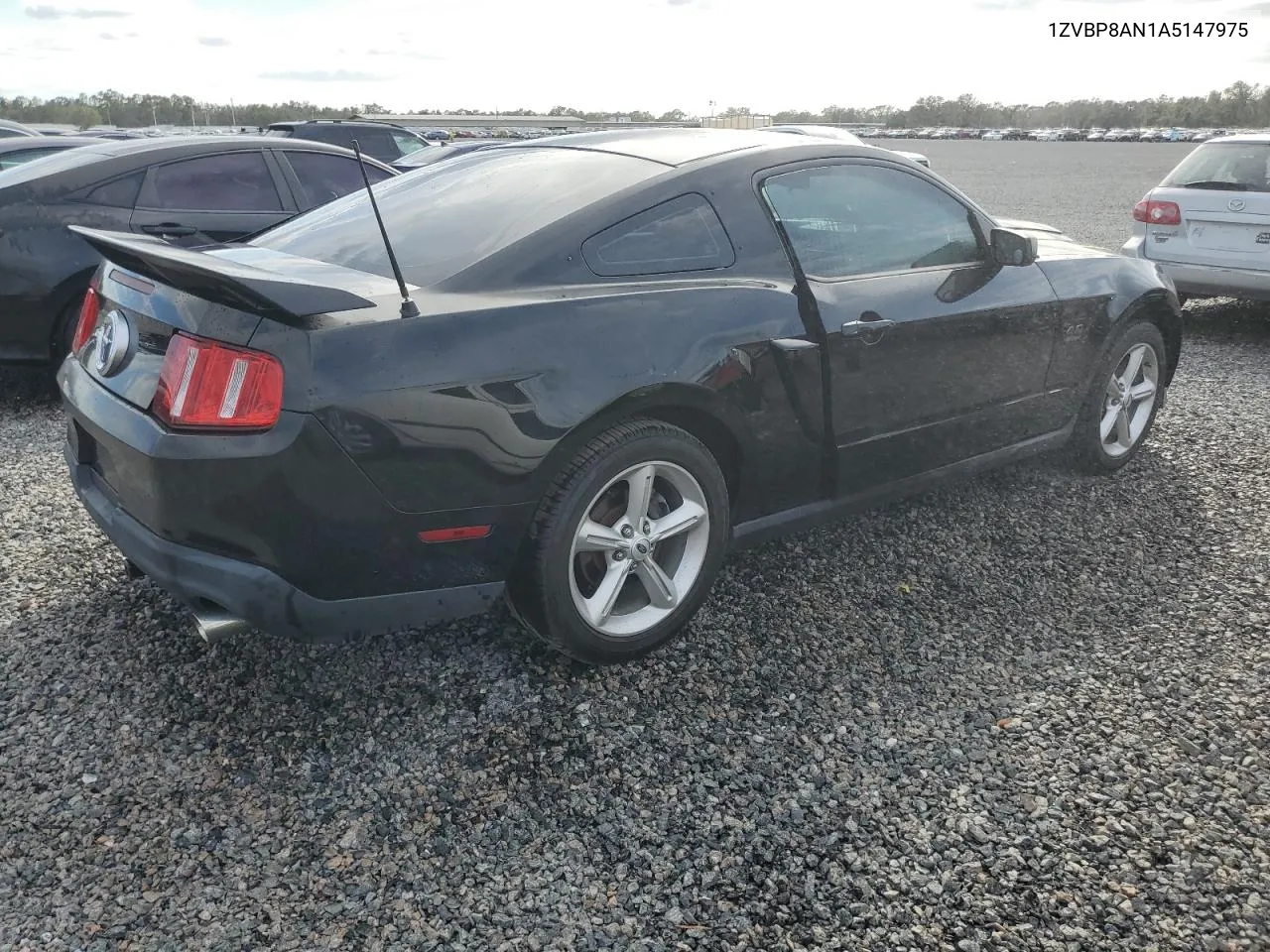 2010 Ford Mustang VIN: 1ZVBP8AN1A5147975 Lot: 76624974