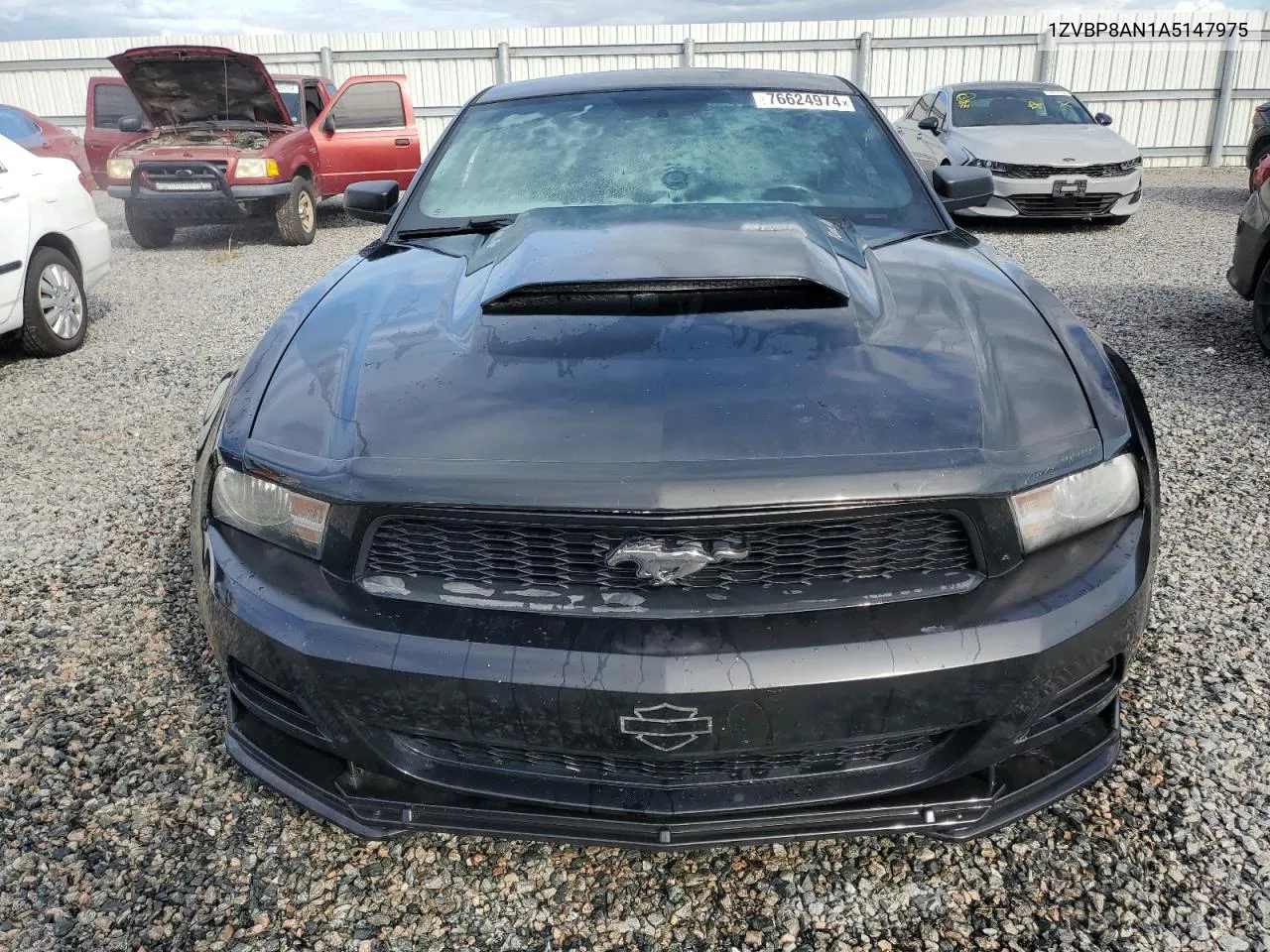 2010 Ford Mustang VIN: 1ZVBP8AN1A5147975 Lot: 76624974