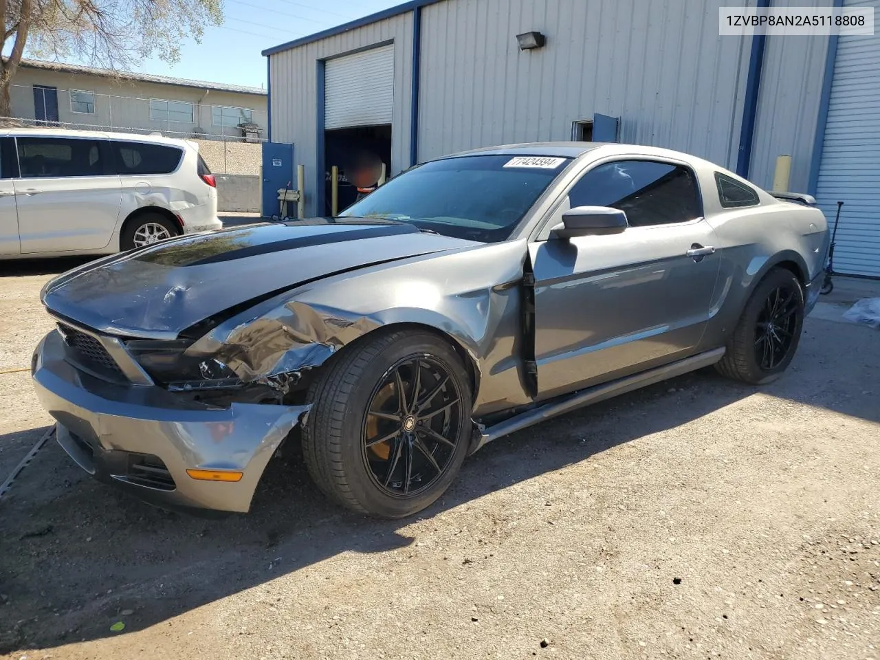 2010 Ford Mustang VIN: 1ZVBP8AN2A5118808 Lot: 77424594