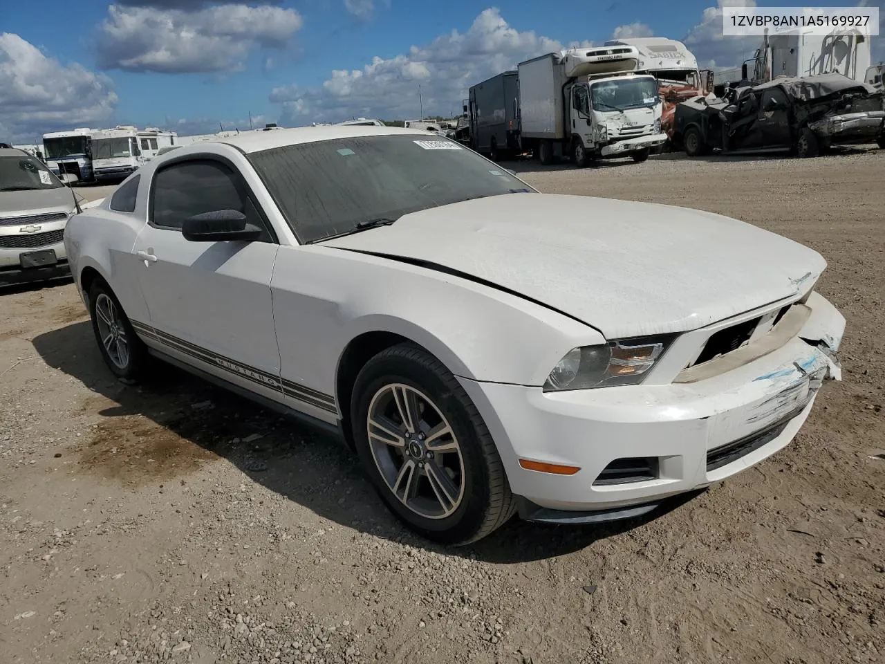 2010 Ford Mustang VIN: 1ZVBP8AN1A5169927 Lot: 77630164