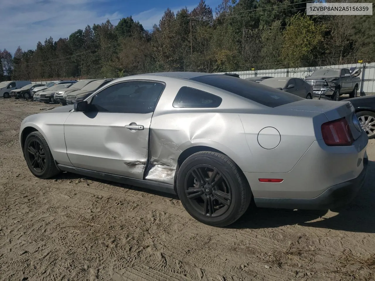 2010 Ford Mustang VIN: 1ZVBP8AN2A5156359 Lot: 78681554