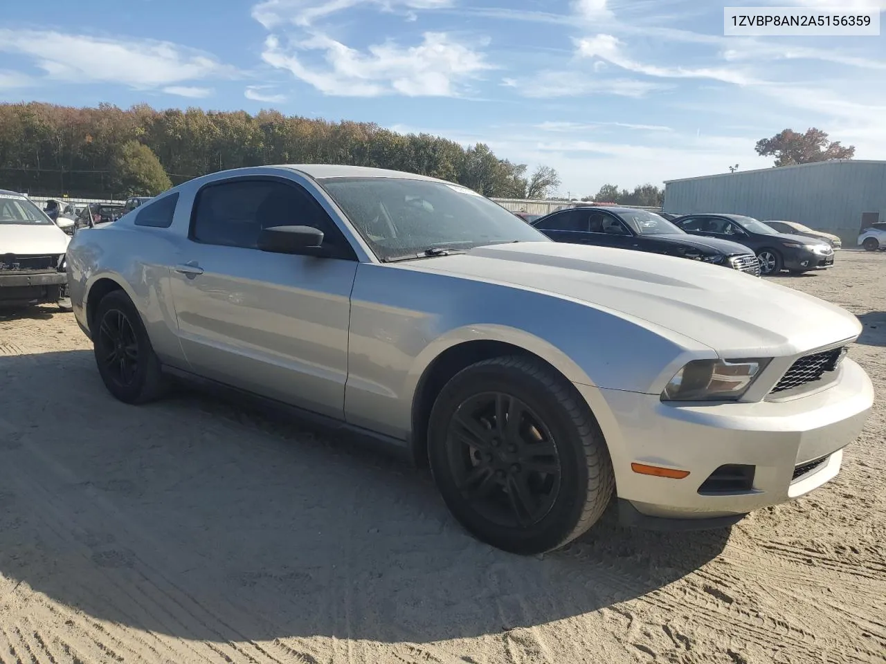 2010 Ford Mustang VIN: 1ZVBP8AN2A5156359 Lot: 78681554