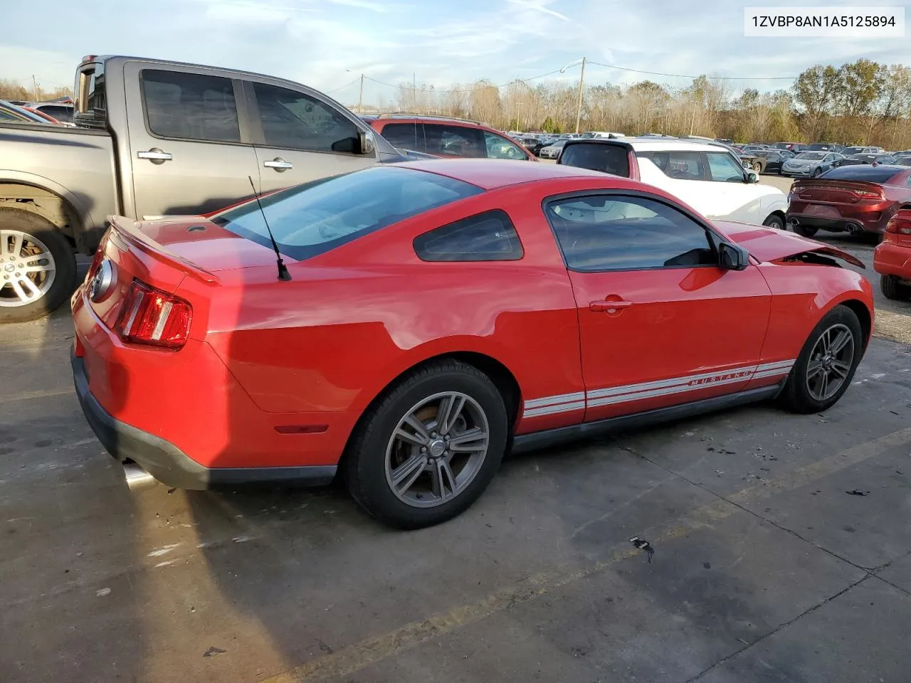 2010 Ford Mustang VIN: 1ZVBP8AN1A5125894 Lot: 78773654