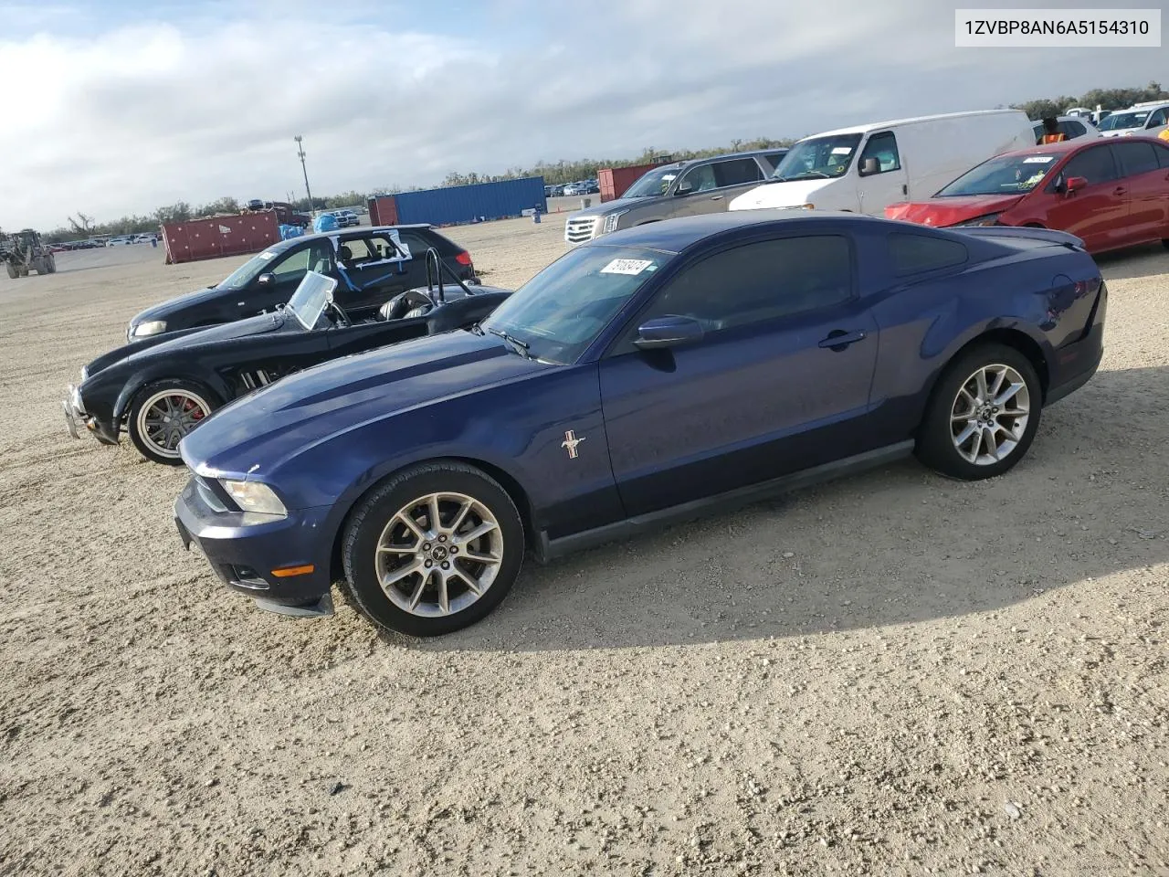 2010 Ford Mustang VIN: 1ZVBP8AN6A5154310 Lot: 79183474