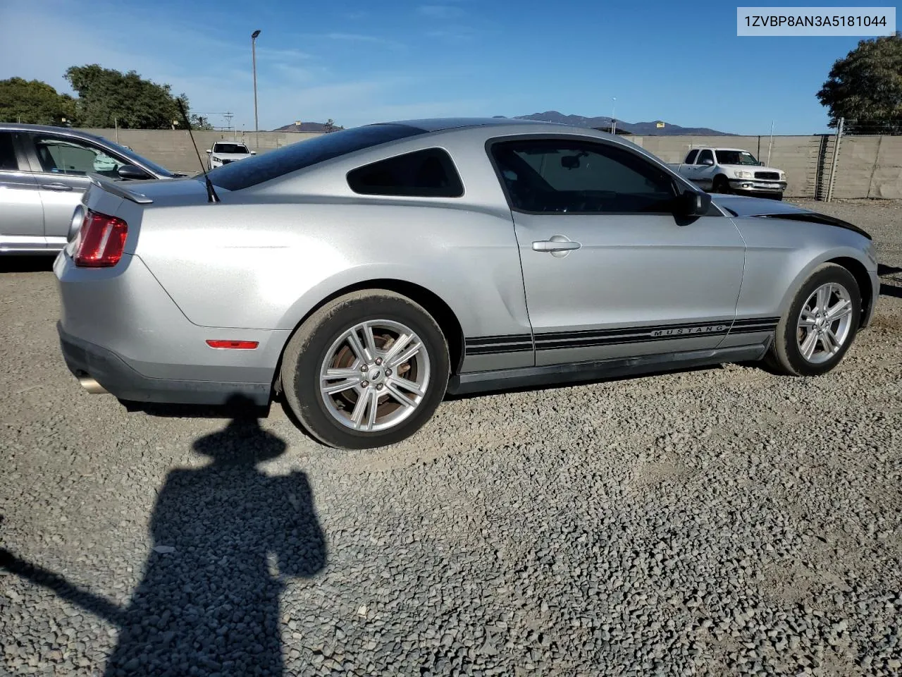 2010 Ford Mustang VIN: 1ZVBP8AN3A5181044 Lot: 79576274