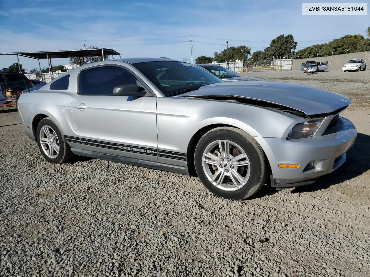 2010 Ford Mustang VIN: 1ZVBP8AN3A5181044 Lot: 79576274