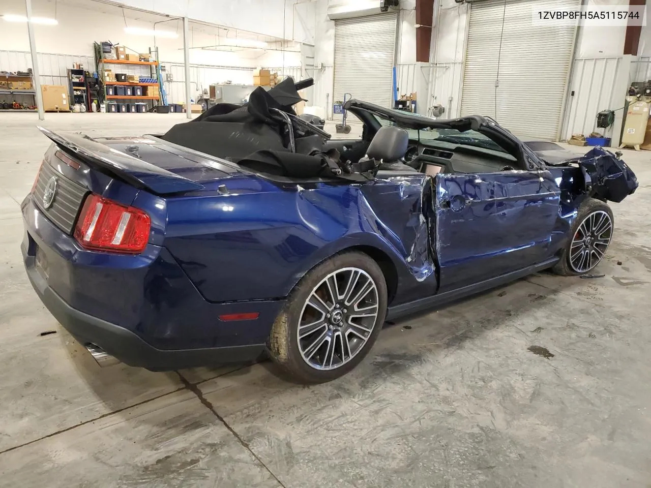 2010 Ford Mustang Gt VIN: 1ZVBP8FH5A5115744 Lot: 79675714