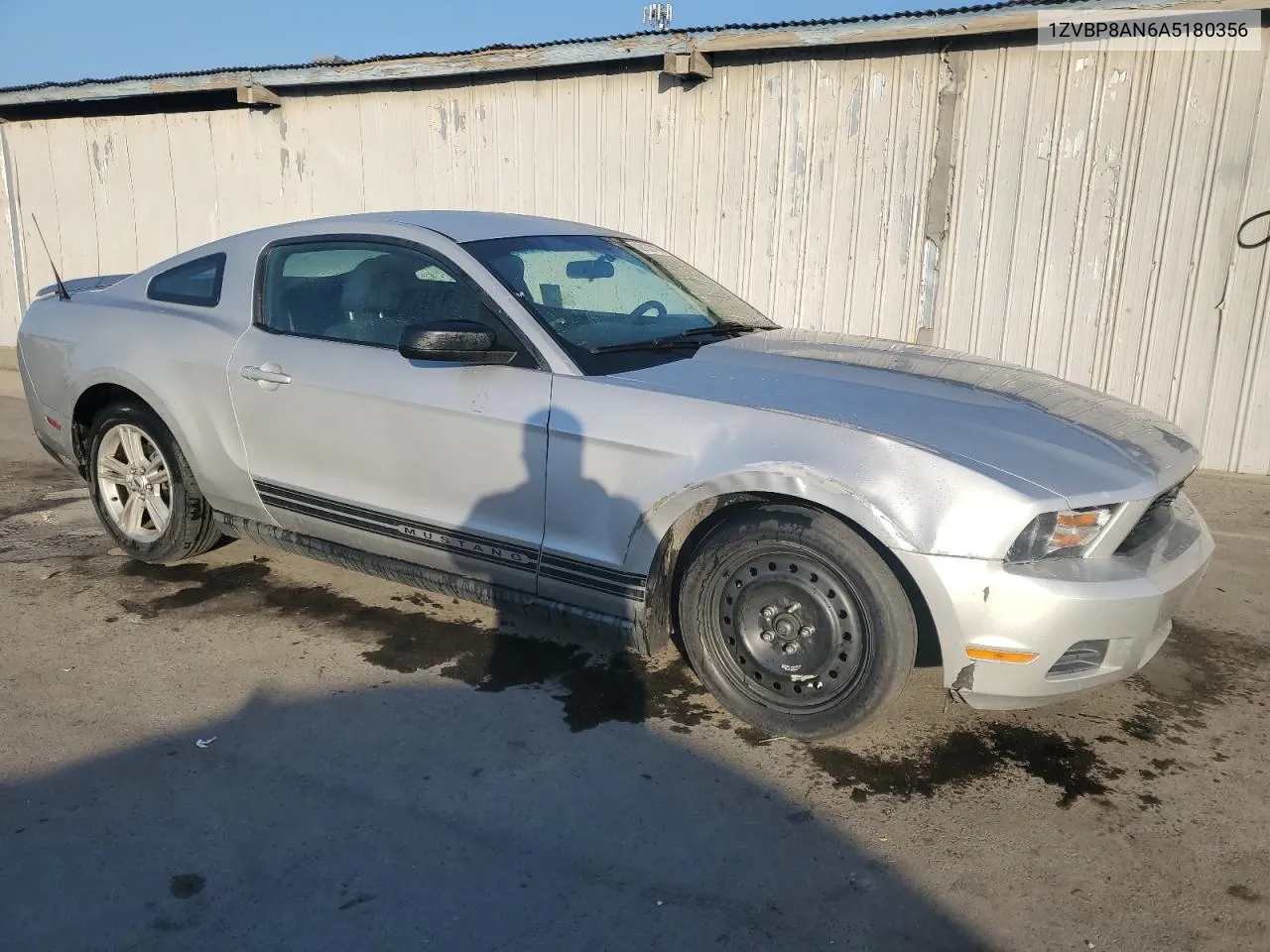 2010 Ford Mustang VIN: 1ZVBP8AN6A5180356 Lot: 80133114