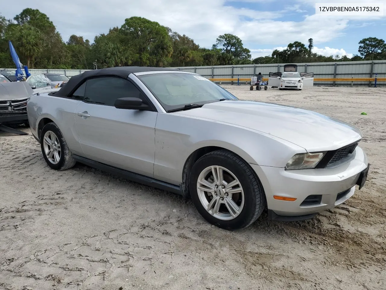 2010 Ford Mustang VIN: 1ZVBP8EN0A5175342 Lot: 80151394