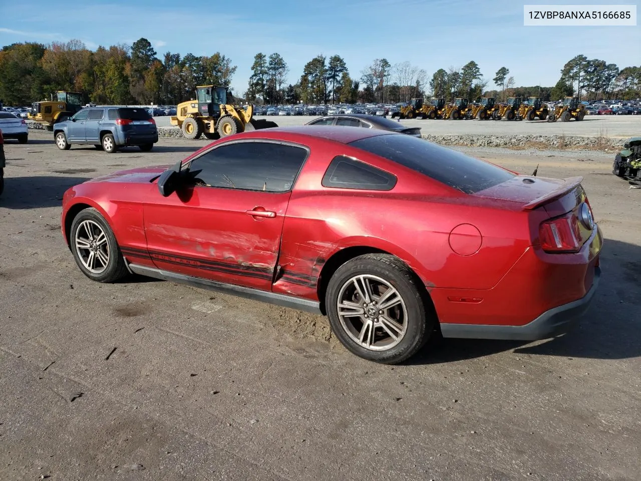 2010 Ford Mustang VIN: 1ZVBP8ANXA5166685 Lot: 80473934