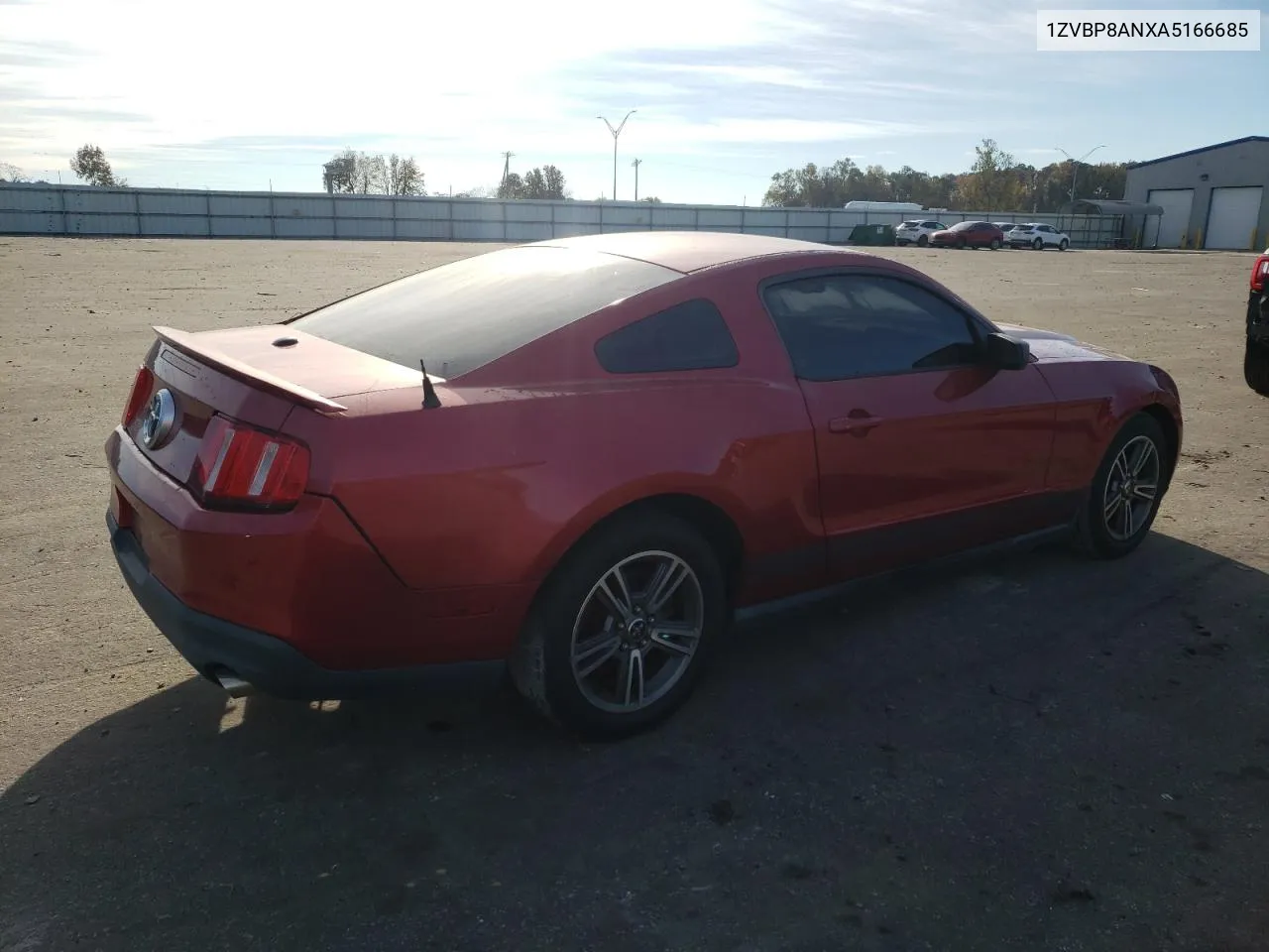 2010 Ford Mustang VIN: 1ZVBP8ANXA5166685 Lot: 80473934