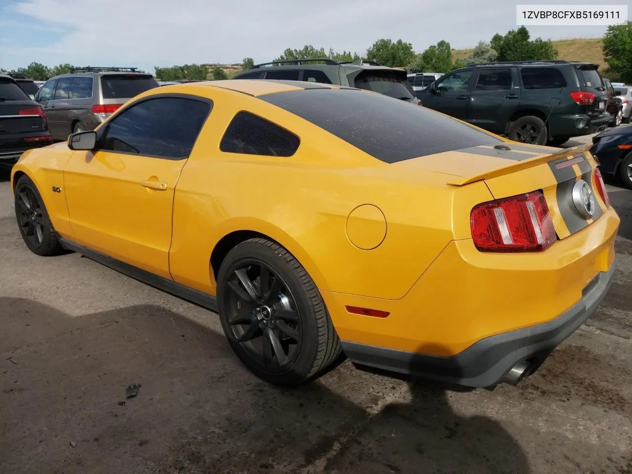 2011 Ford Mustang Gt VIN: 1ZVBP8CFXB5169111 Lot: 61226784