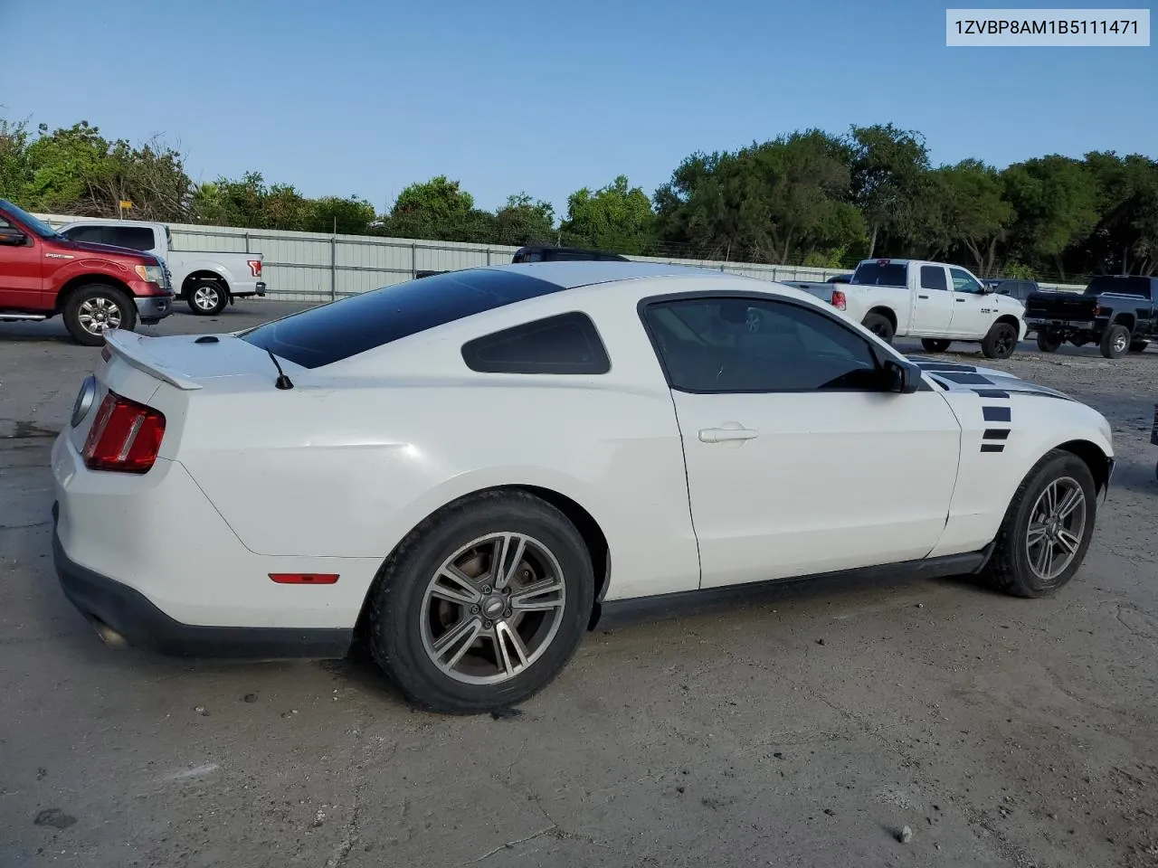 2011 Ford Mustang VIN: 1ZVBP8AM1B5111471 Lot: 64046804