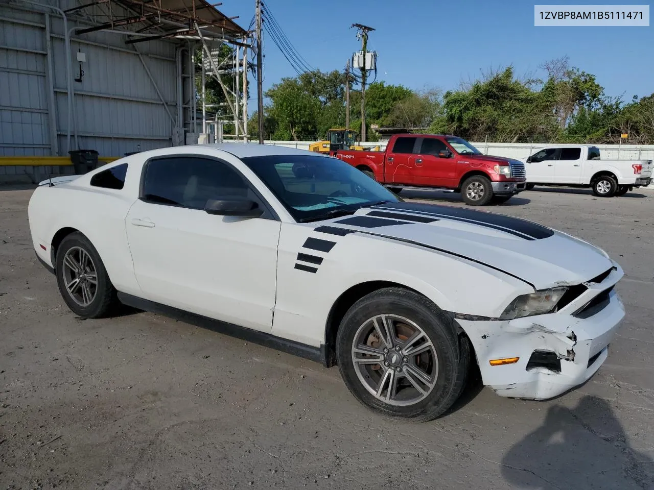 2011 Ford Mustang VIN: 1ZVBP8AM1B5111471 Lot: 64046804