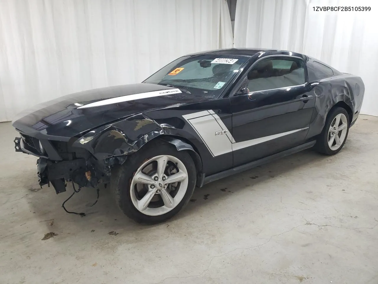 1ZVBP8CF2B5105399 2011 Ford Mustang Gt