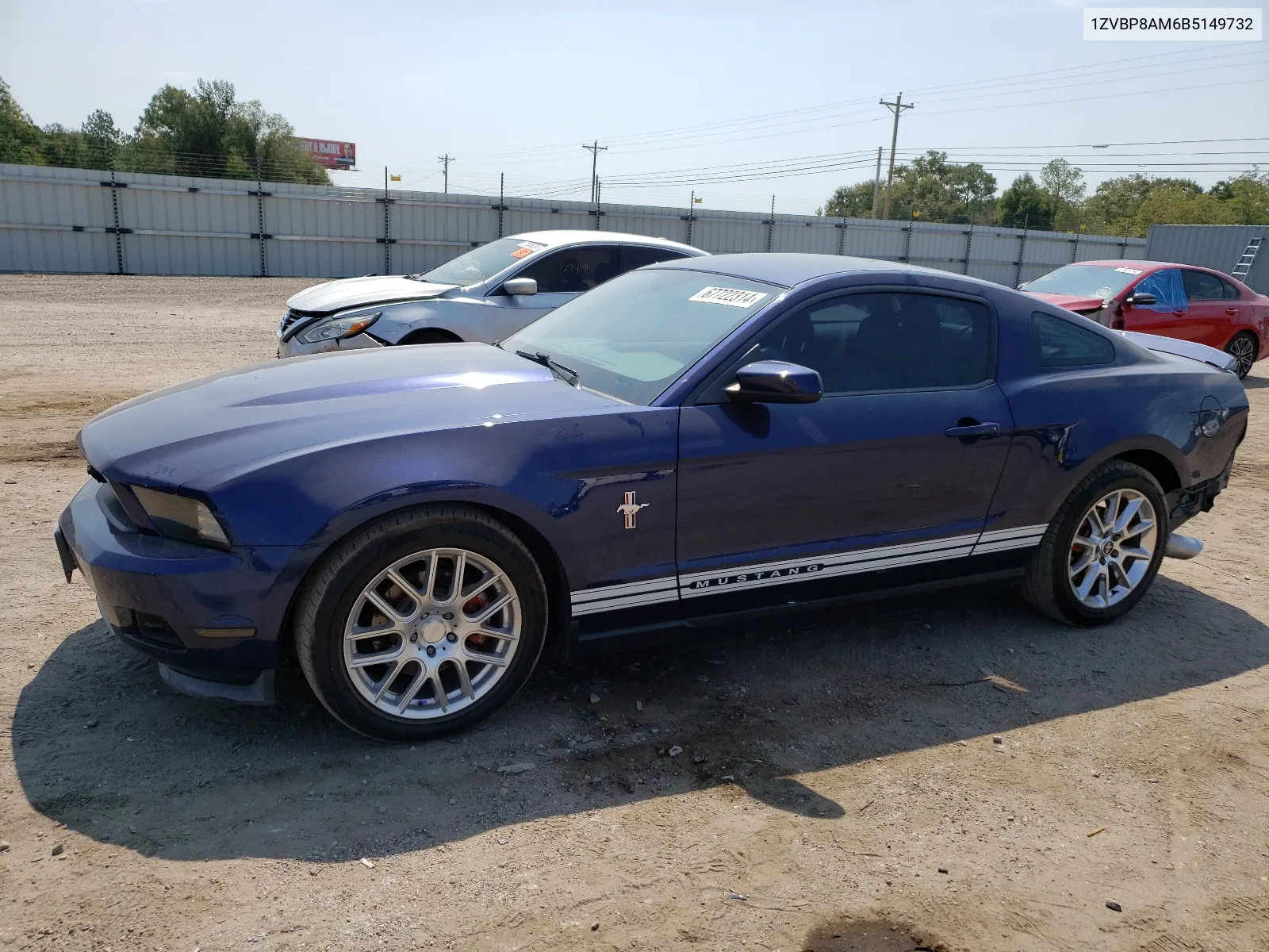 1ZVBP8AM6B5149732 2011 Ford Mustang