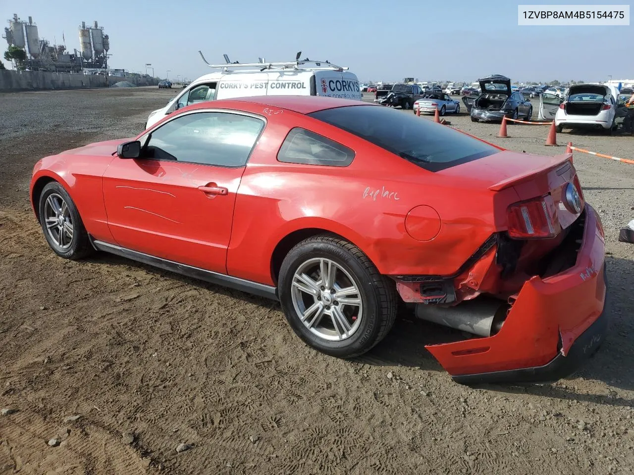 2011 Ford Mustang VIN: 1ZVBP8AM4B5154475 Lot: 68938364