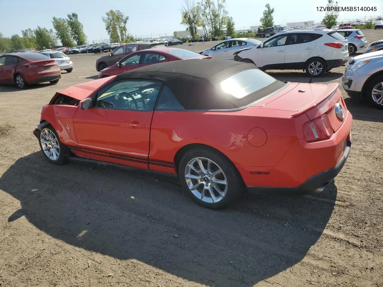 2011 Ford Mustang VIN: 1ZVBP8EM5B5140045 Lot: 70020114