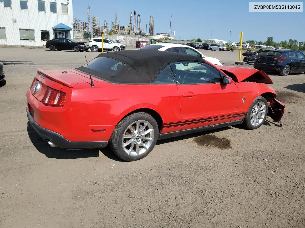 2011 Ford Mustang VIN: 1ZVBP8EM5B5140045 Lot: 70020114