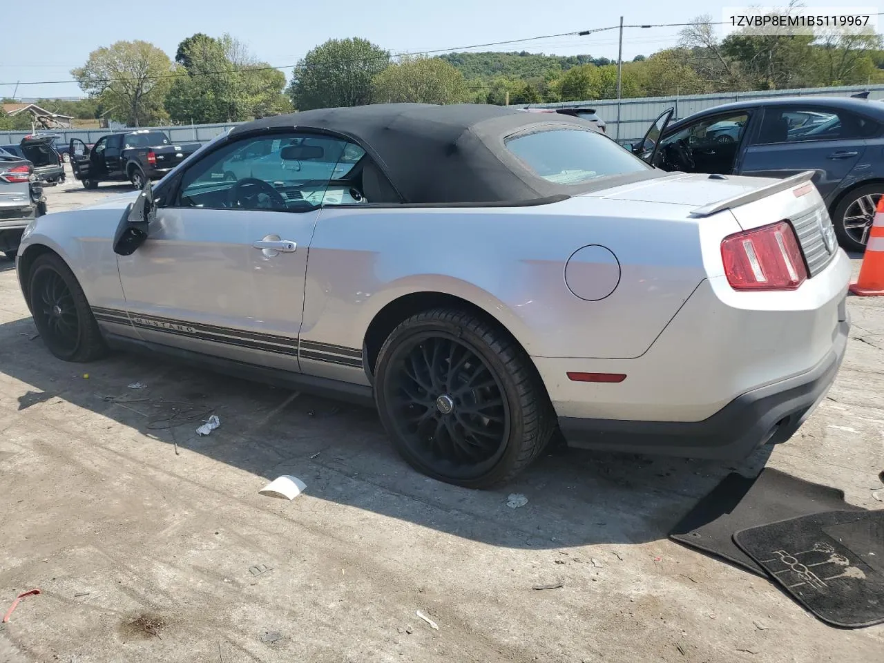 2011 Ford Mustang VIN: 1ZVBP8EM1B5119967 Lot: 70837724