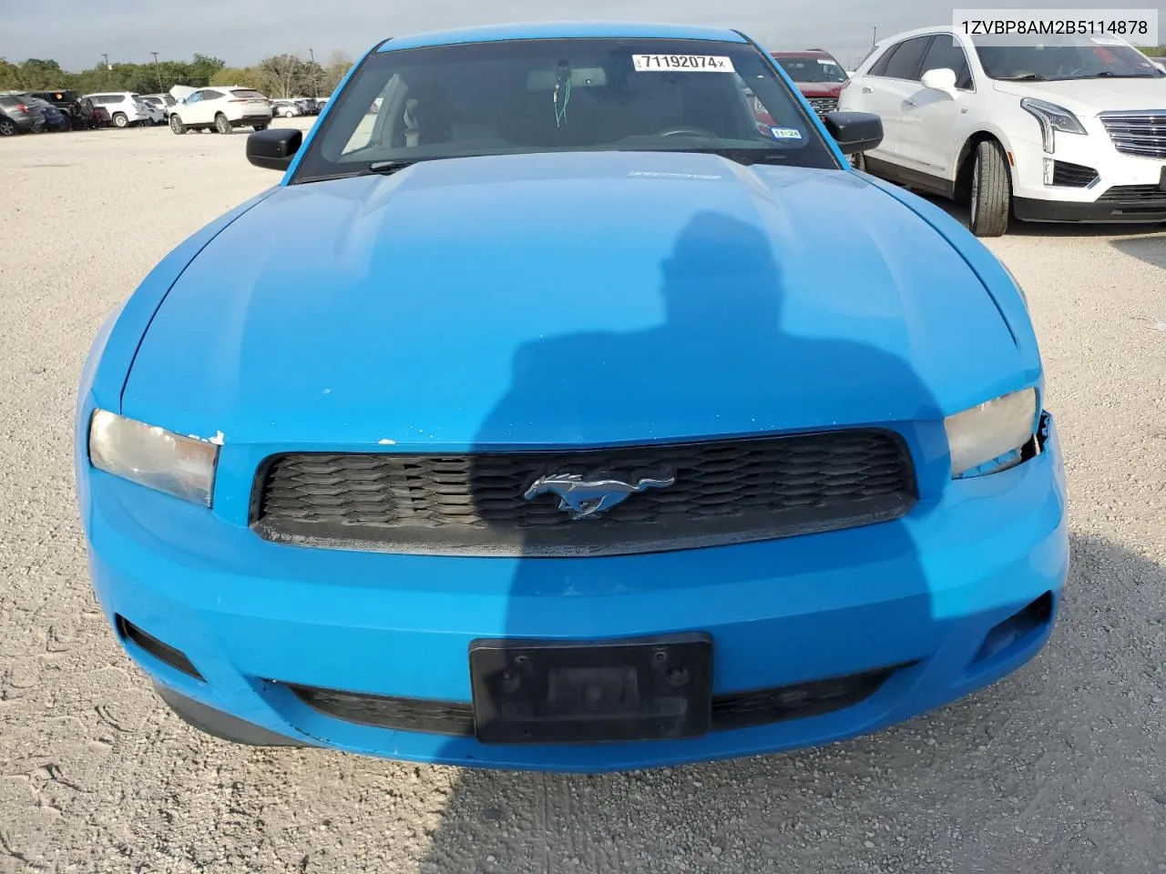 2011 Ford Mustang VIN: 1ZVBP8AM2B5114878 Lot: 71192074