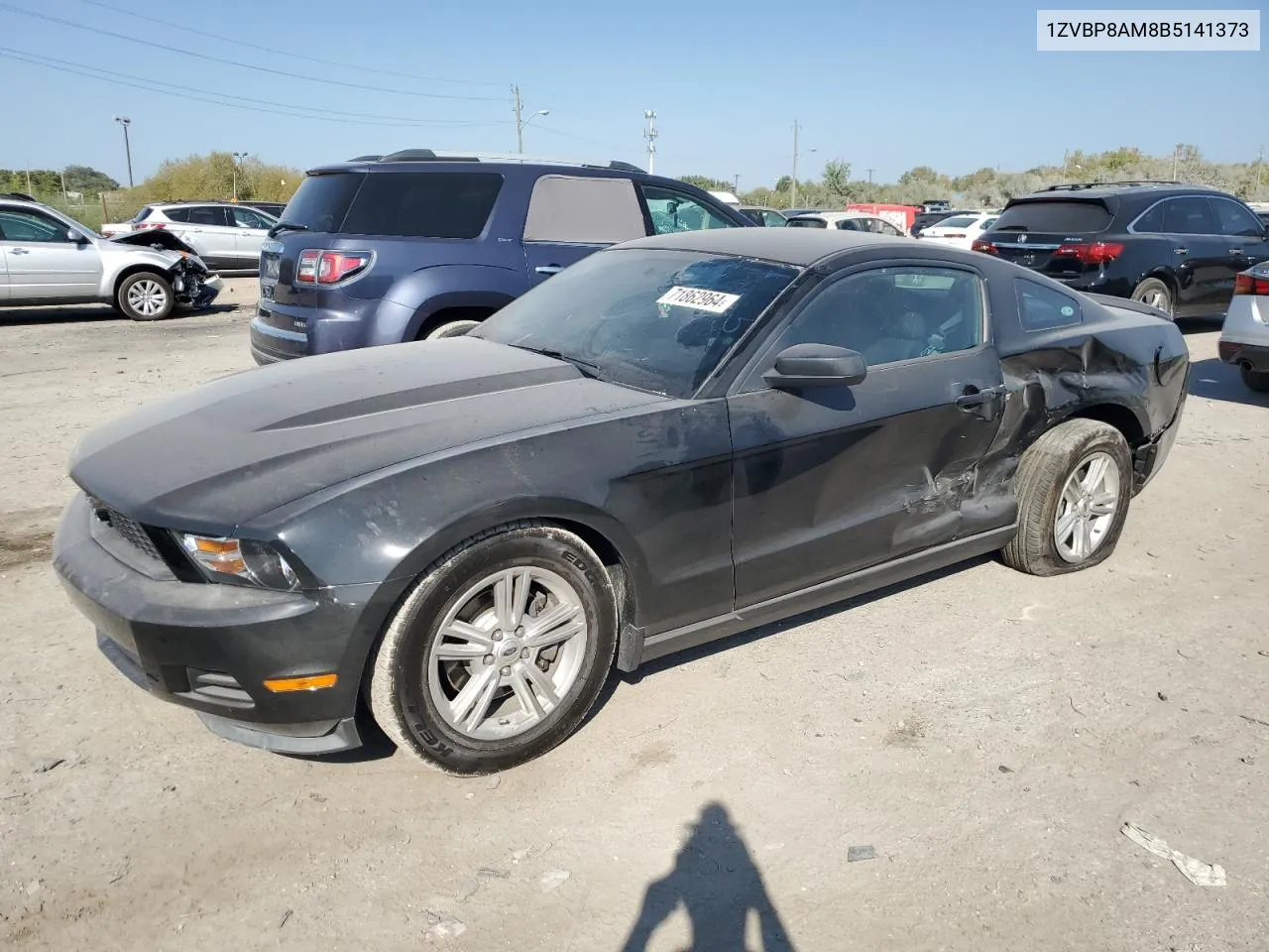 2011 Ford Mustang VIN: 1ZVBP8AM8B5141373 Lot: 71862964