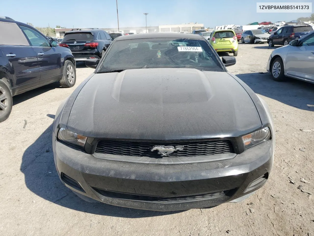 2011 Ford Mustang VIN: 1ZVBP8AM8B5141373 Lot: 71862964