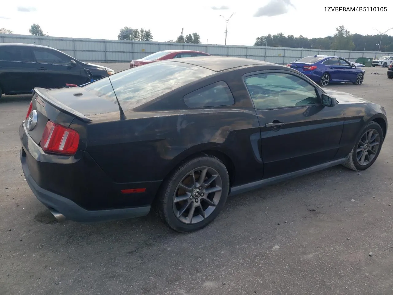 2011 Ford Mustang VIN: 1ZVBP8AM4B5110105 Lot: 72780384