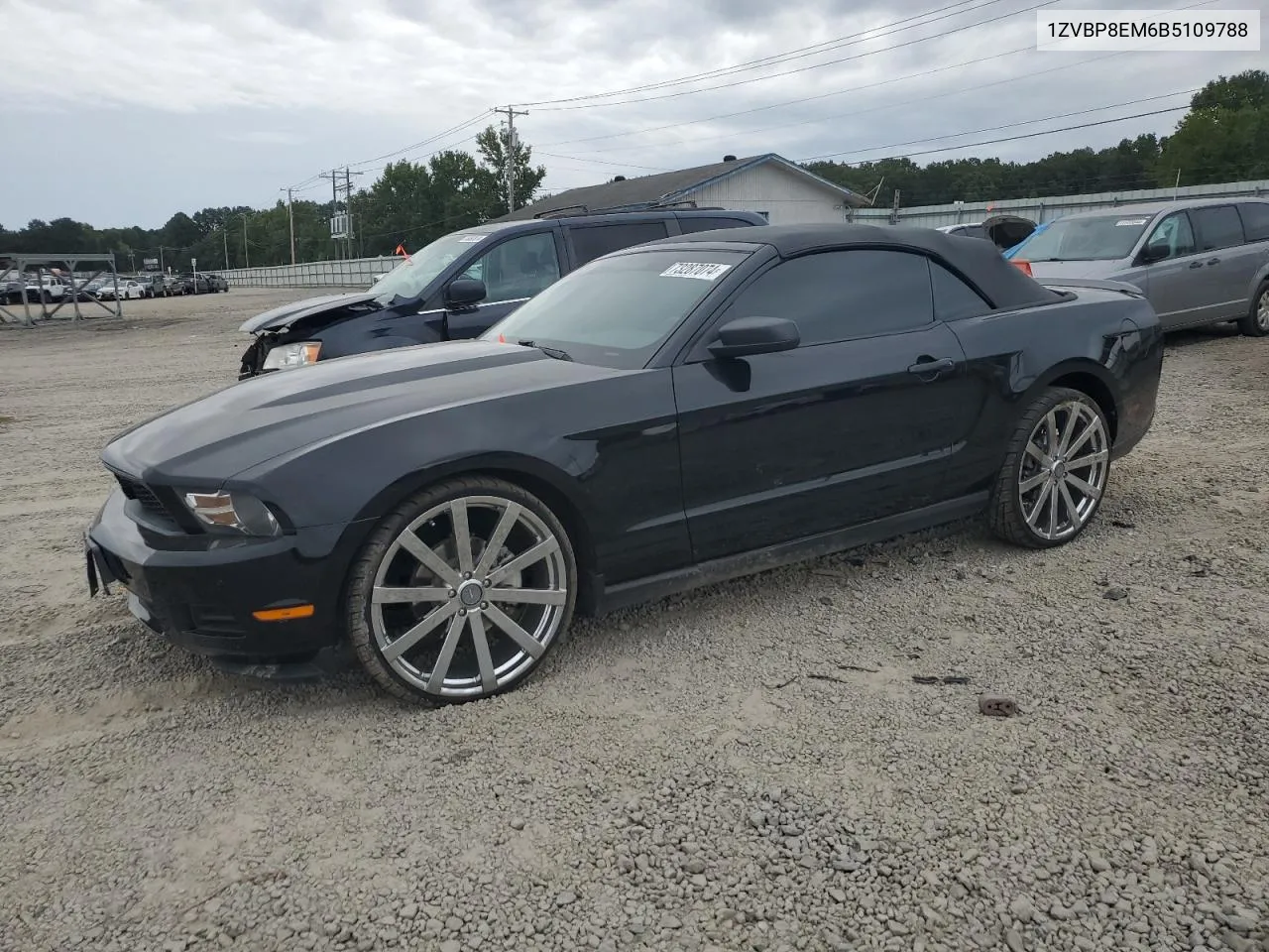 2011 Ford Mustang VIN: 1ZVBP8EM6B5109788 Lot: 73287074