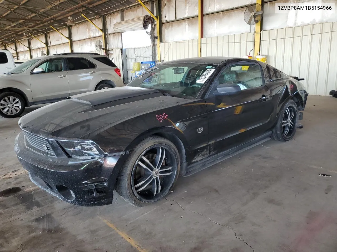 2011 Ford Mustang VIN: 1ZVBP8AM1B5154966 Lot: 73348464