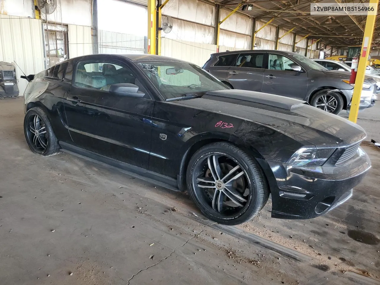 2011 Ford Mustang VIN: 1ZVBP8AM1B5154966 Lot: 73348464