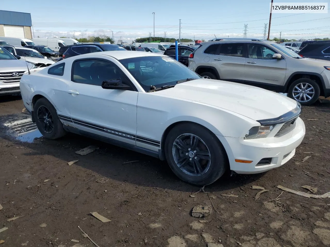 2011 Ford Mustang VIN: 1ZVBP8AM8B5168377 Lot: 73995564