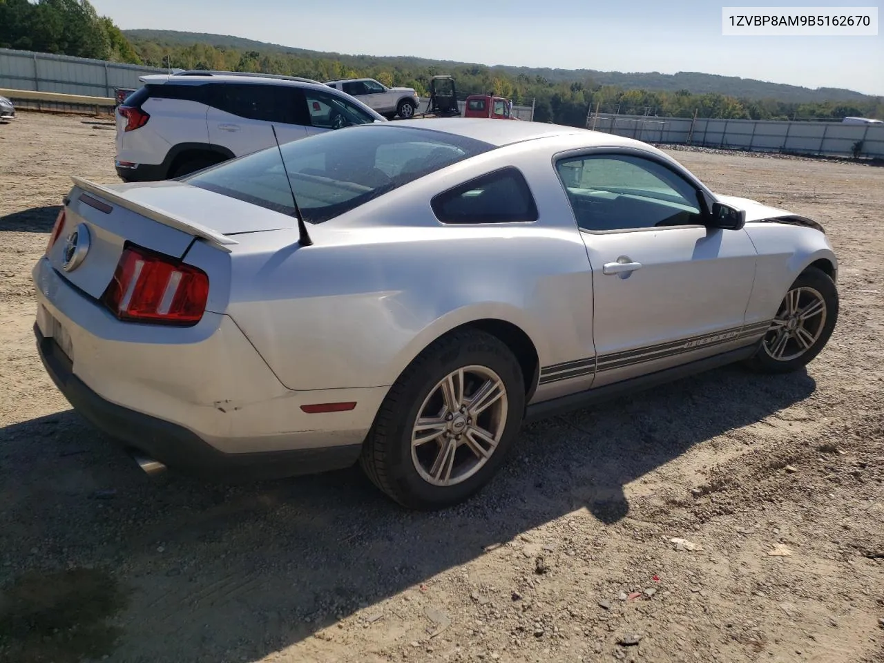 2011 Ford Mustang VIN: 1ZVBP8AM9B5162670 Lot: 74114454